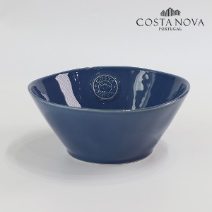 코스타노바 노바 블루 19cm 면기 냉면그릇 빈티지 예쁜 카페 디저트 브런치 플레이트